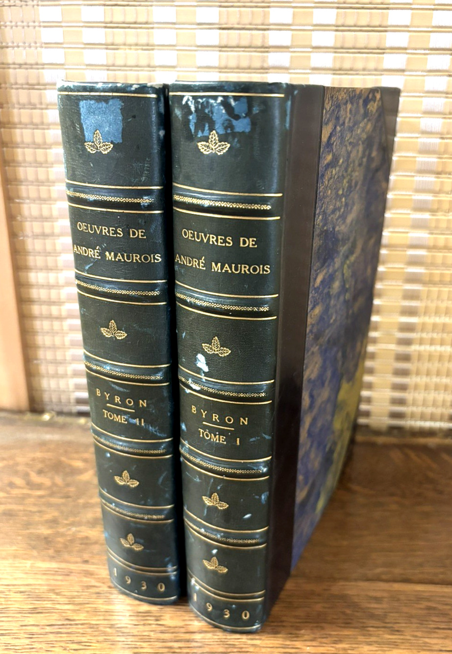 André Maurois BYRON Tome I & II 1930 French Limited Edition 2 Vol Set Signed